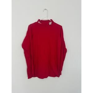 Vintage Reebok Wisconsin Badgers Turtleneck - Large